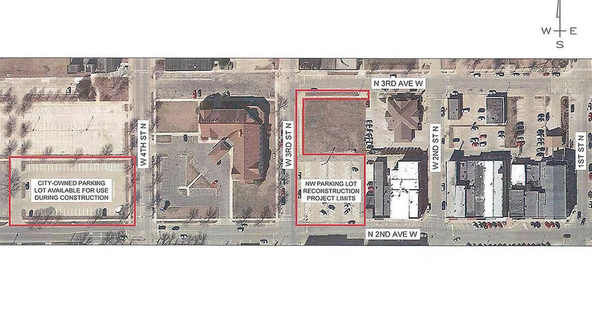 Northwest downtown parking lot reconstruction begins Sept. 3 Newton