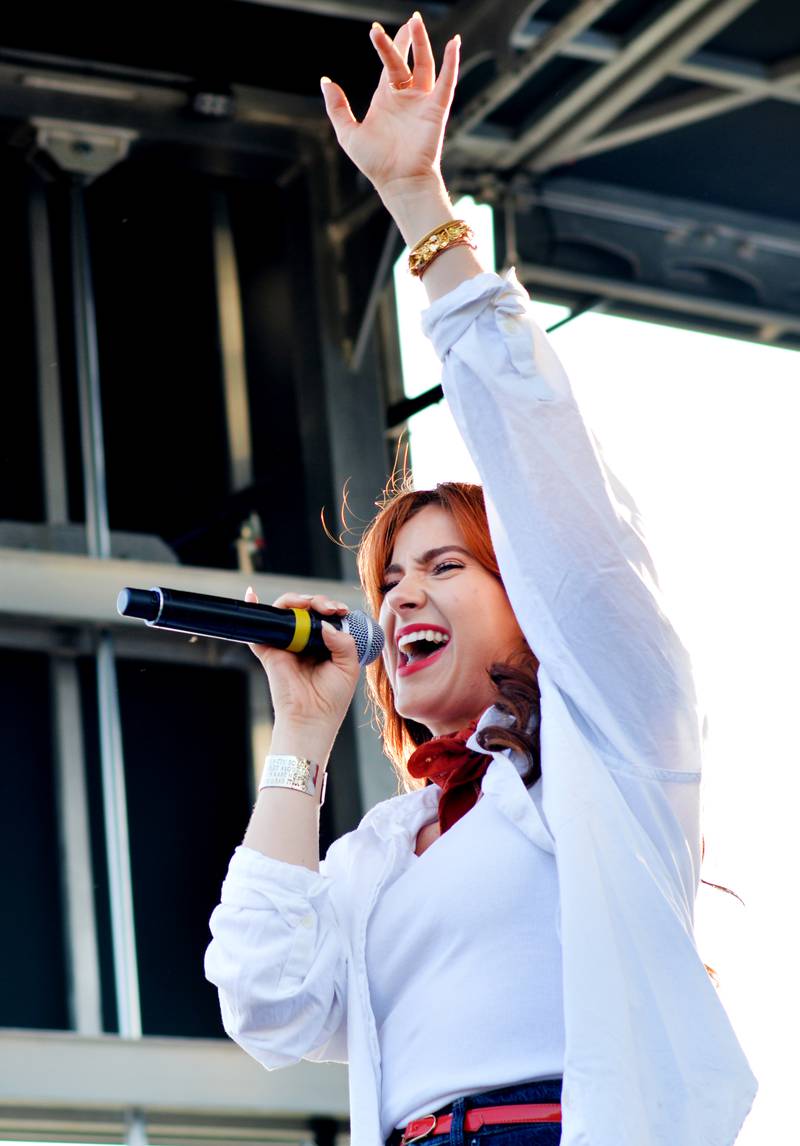 Riley Clemmons performs during Fierce Faith Music Fest on June 14 at Community Heights Alliance Church in Newton.