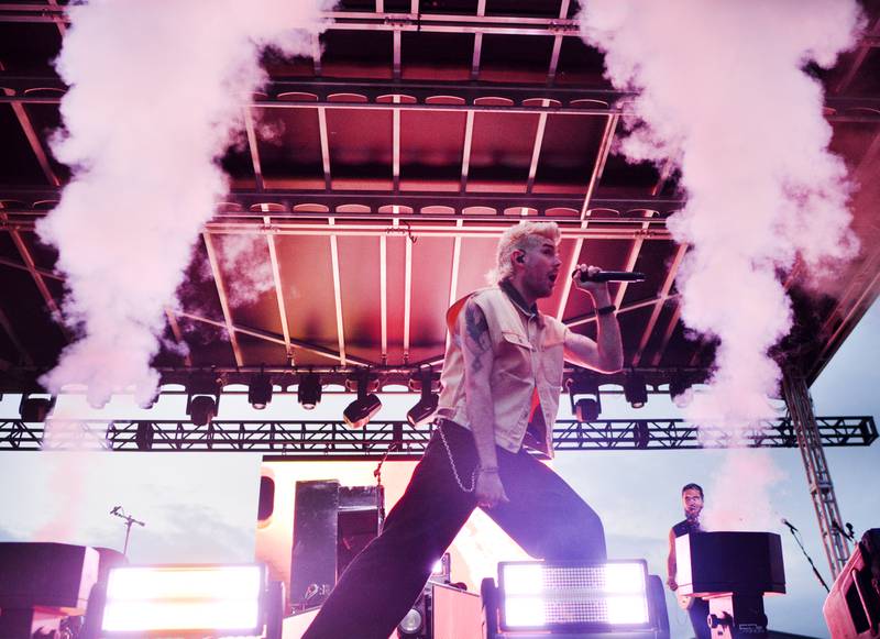 Colton Dixon performs during Fierce Faith Music Fest on June 14 at Community Heights Alliance Church in Newton.