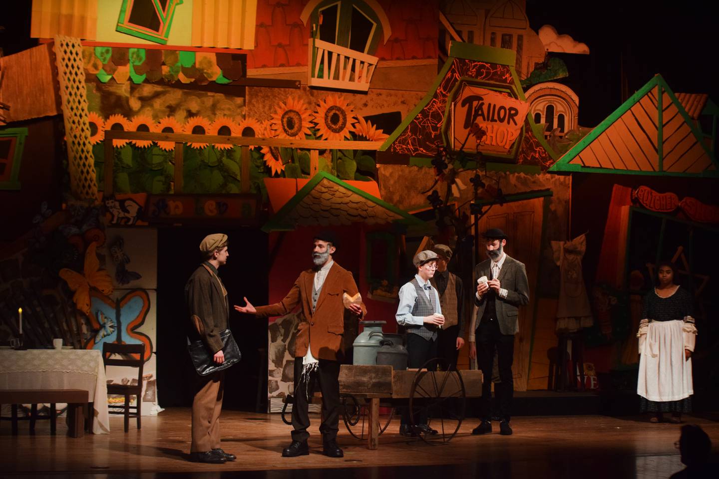 The cast of "Fiddler on the Roof Jr." performs "Tradition" at the Center for Performance at Newton High School. The musical debuts 7 p.m. April 21 and 22 at the high school.