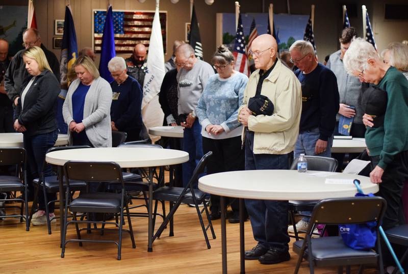 American Legion Post 111 hosts a ceremony for National Vietnam War Veterans Day on March 29, 2023, in Newton. This year marks the 50th anniversary of the United States' withdrawal from Vietnam.