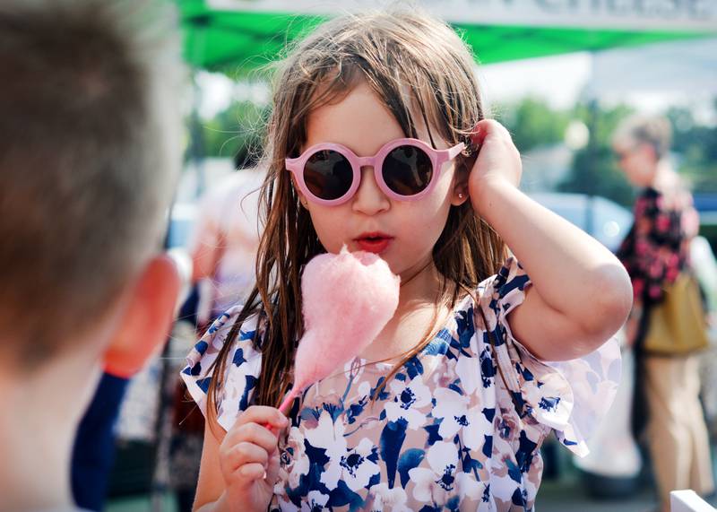 Newton Farmers Market moved from its downtown location to the greenspace of Legacy Plaza this year. The market, which is held 4-6 p.m. every Tuesday, saw hundreds of people attend. Organizers said 34 vendors participated in the market this year, the most the Newton Farmers Market has ever seen.