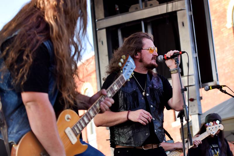 Georgia Thunderbolts perform during the inaugural Wild Cat Country Fest on June 18 in downtown Newton.