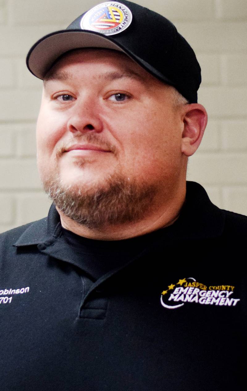 Jamey Robinson, director of Jasper County Emergency Management Agency, has been named the Hazmat Technician of the Year.