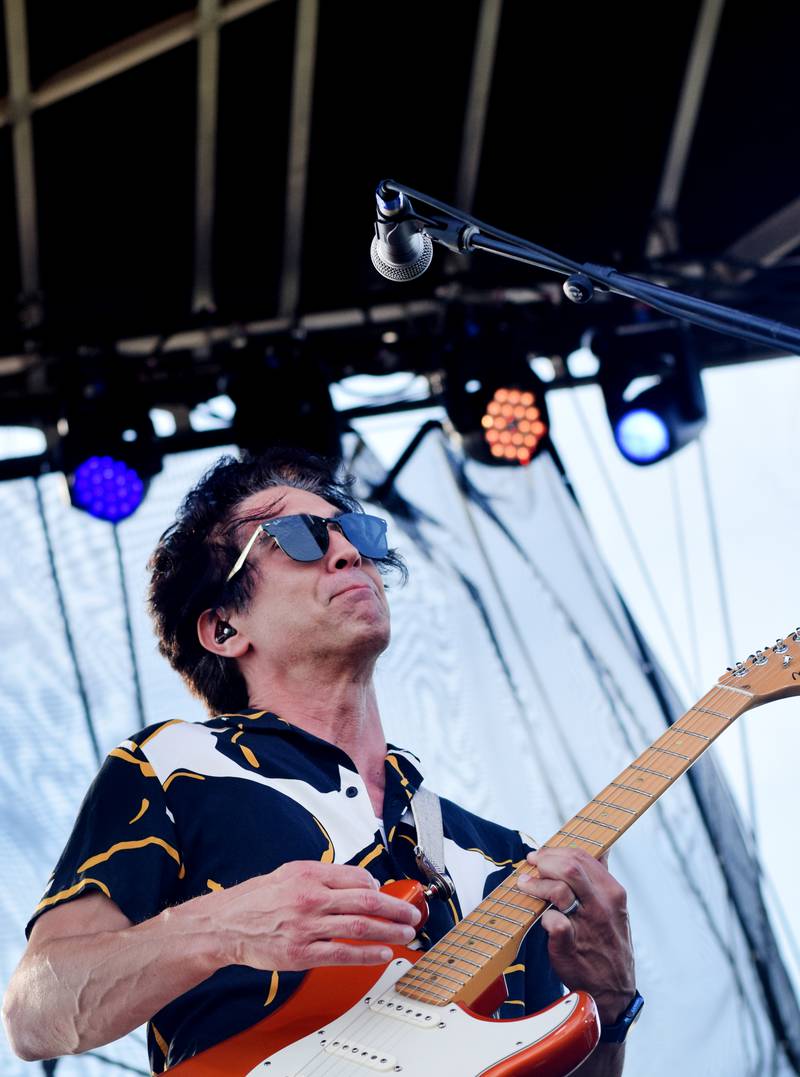 Sanctus Real performs on the Fierce Faith Music Fest 2024 stage on June 15 at Community Heights Alliance Church in Newton.
