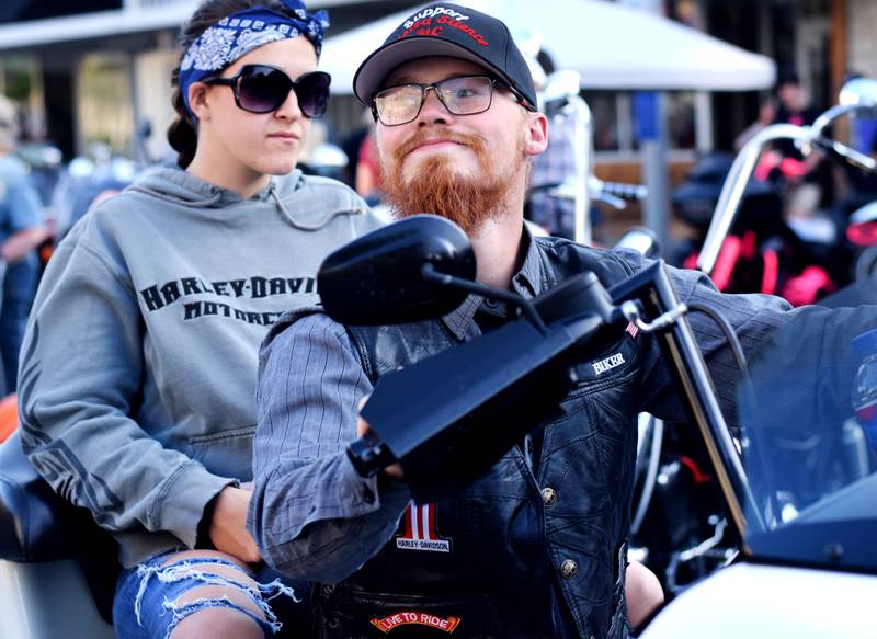 Hundreds upon hundreds of motorcycles flock to the town square for Thunder Nites on June 9 in downtown Newton.