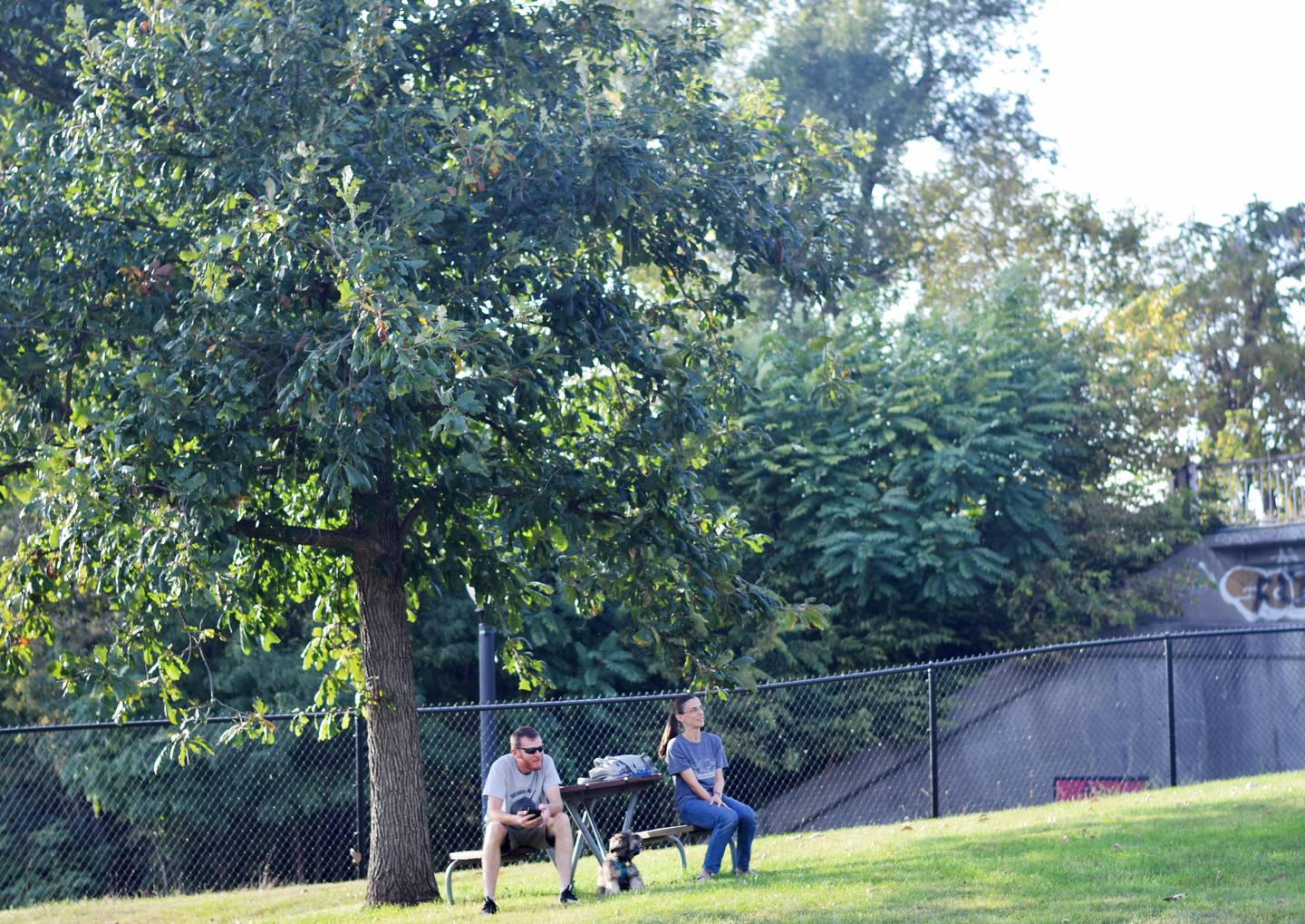 Sunset Dog Park had a ribbon cutting ceremony on Oct. 2 in Newton. The dog park, located in Sunset Park, features fenced-in areas for small and large breeds.