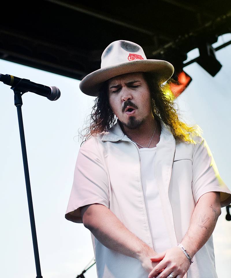 Jordan Feliz performs the headlining set of Fierce Faith Music Fest 2024 on June 15 at Community Heights Alliance Church.