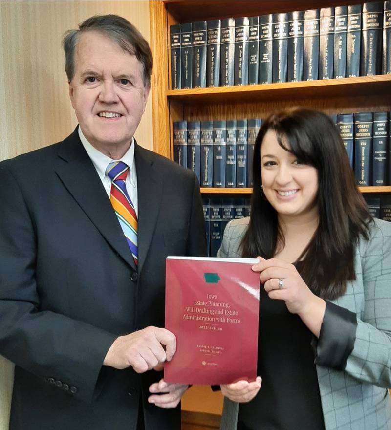 Newton attorneys Randal Caldwell and Antonia Sicilia