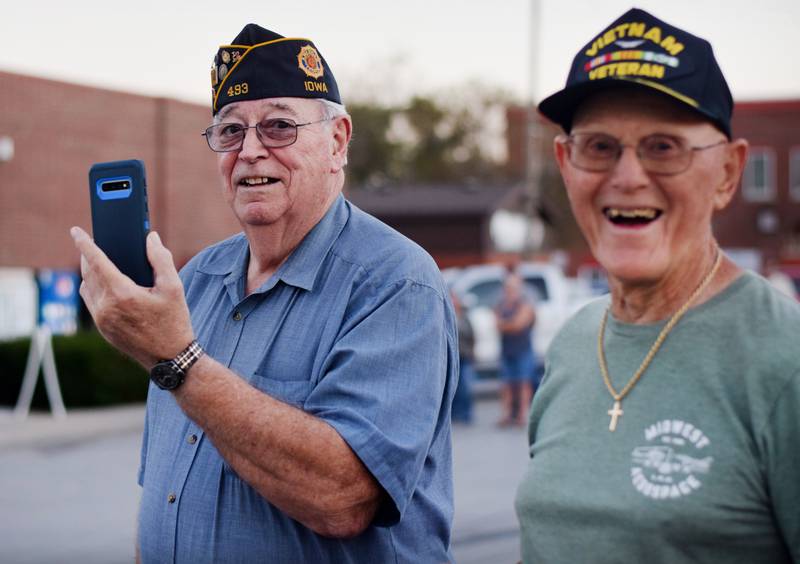 Lynn Harnden, a retired Lt. Colonel of the U.S. Army, and the Baxter American Legion completed fundraising and installed at "Huey" helicopter as a memorial to Vietnam Veterans on Sept. 30 in downtown Baxter.