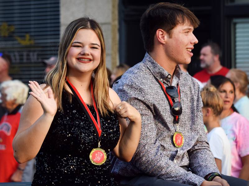 Residents gathered for the Newton Homecoming Parade on Sept. 15 in downtown Newton, which concluded with a community pep rally on the west side of the square.