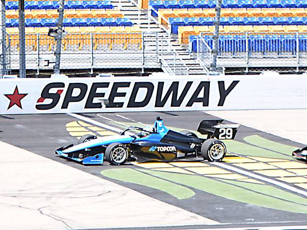 Indy NXT drivers take part in all-day test session at Iowa Speedway