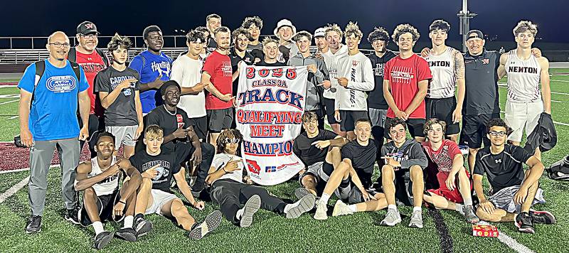 Newton boys track and field team