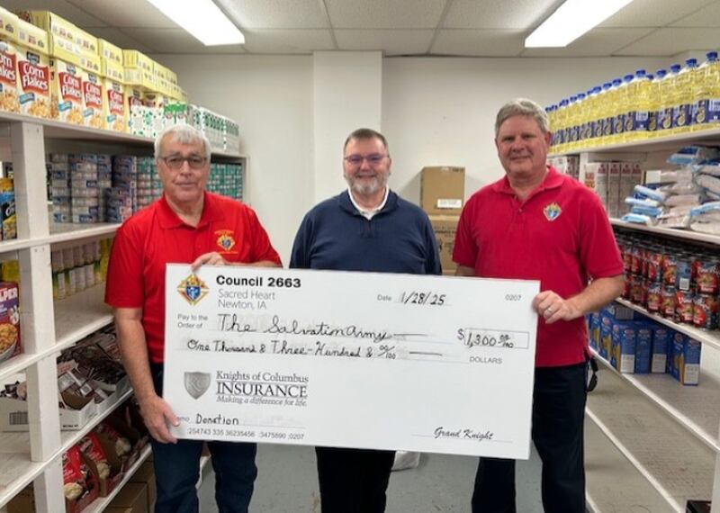 Pictured from left are Mark Hammer, Tim North and Jeff Hoebelheinrich.