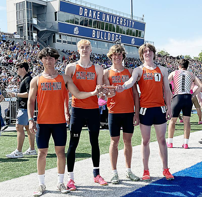 C-M distance medley relay team