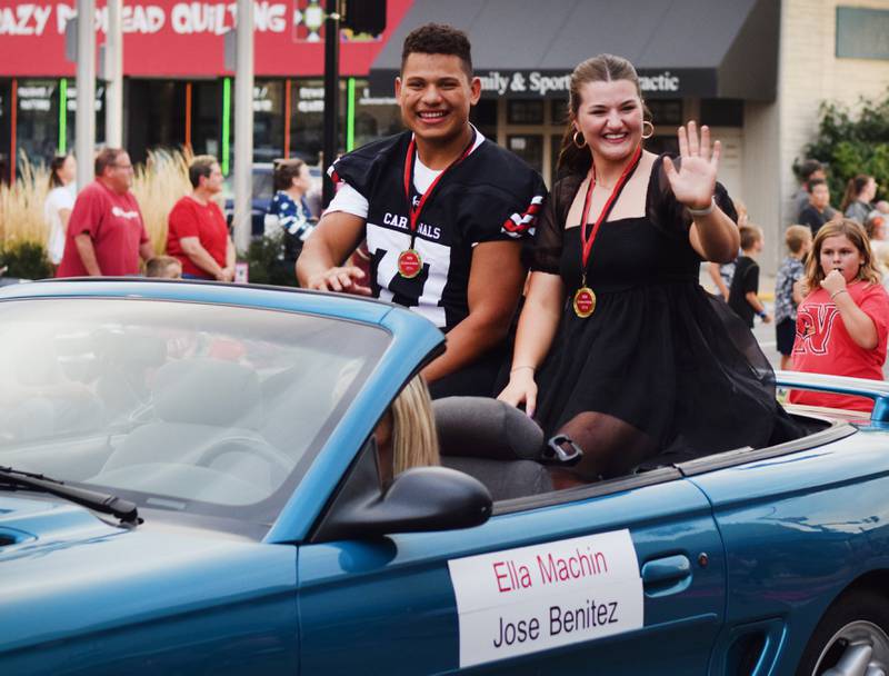 Newton High School holds its Homecoming Parade on Sept. 19 in downtown Newton. In addition to showing off Homecoming King Zane Munger and Homecoming Queen MeLayna Budinich, the event served as a community pep rally led by the cheerleaders, the Newton Pacesetters and varsity football team.