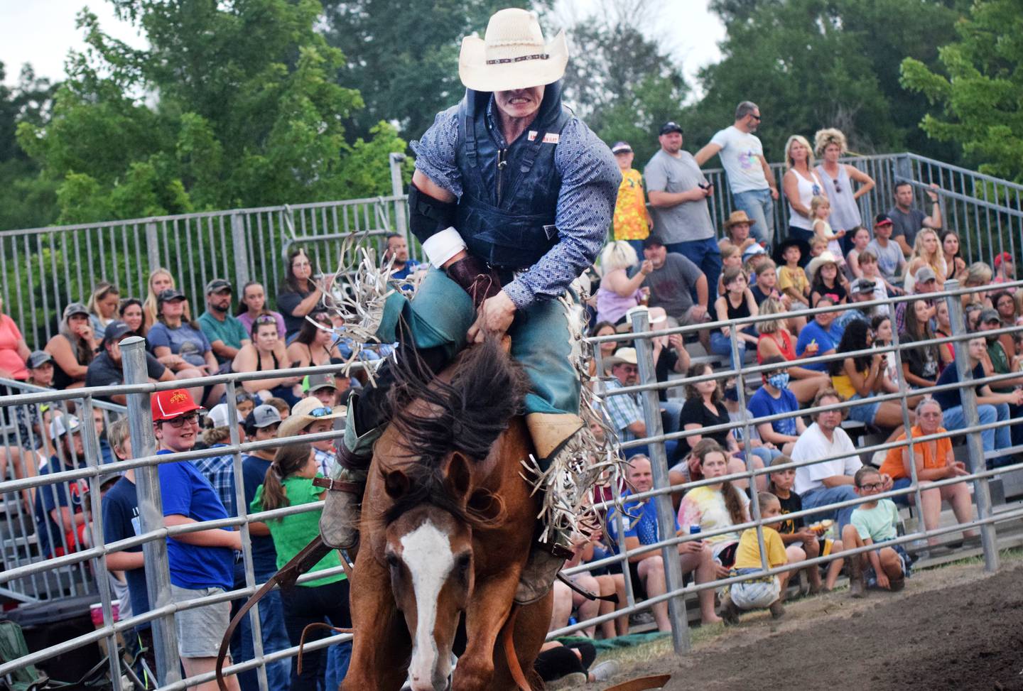 Bucking broncos, barrel racing, bull riding and mutton busting were some of the many attractions at the Jasper County Fair Rodeo and Ty Carlson Memorial Bull Ride on July 15.