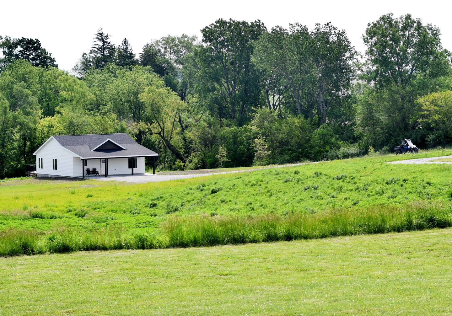 Jasper County Conservation staff have built a fully-furnished cabin at Mariposa Park, which is now available for rentals at $175 per night for a minimum of two nights.