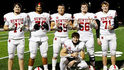 Newton’s record-setting offense starts with the guys up front