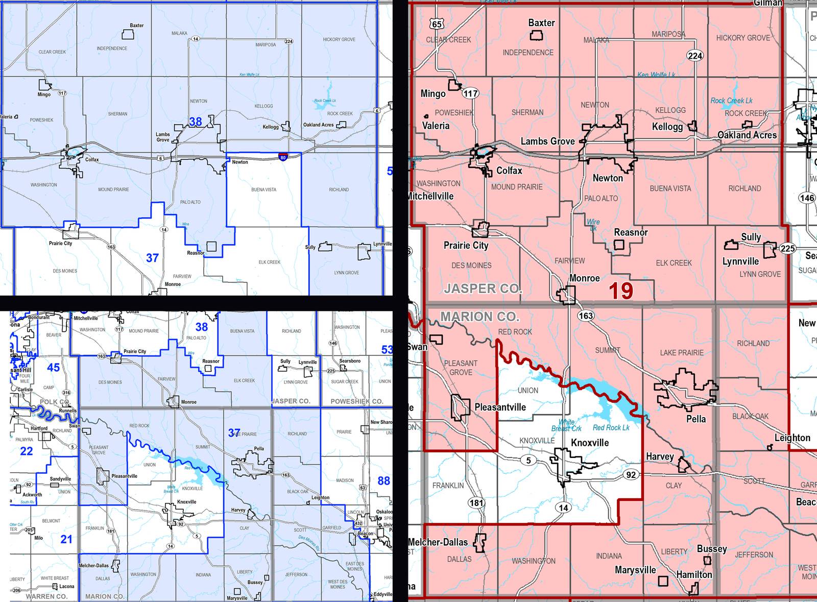 LEGISLATIVE MAPS REARRANGED Newton Daily News