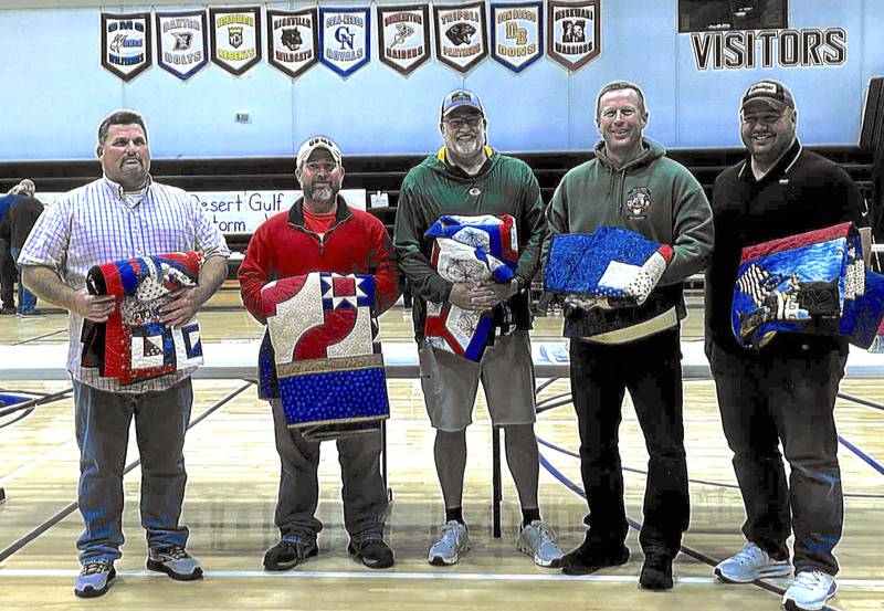 Baxter Quilts of Valor recipients