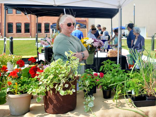 Newton Farmers Market sees record number of vendors in new location at Legacy Plaza greenspace