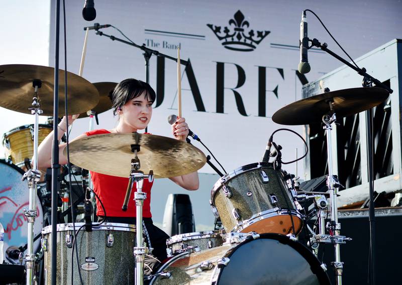 The Band JAREN performs during Fierce Faith Music Fest on June 14 at Community Heights Alliance Church in Newton.