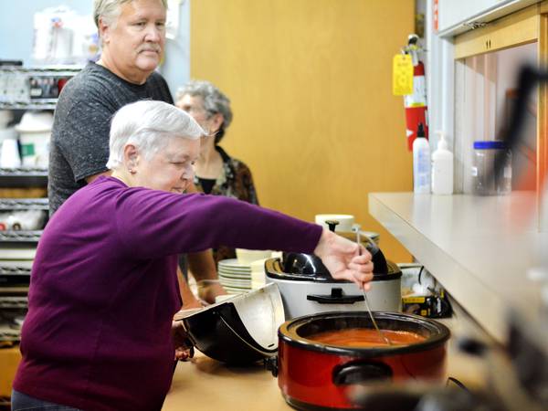 Methodist congregations are providing free meals to the community once a week