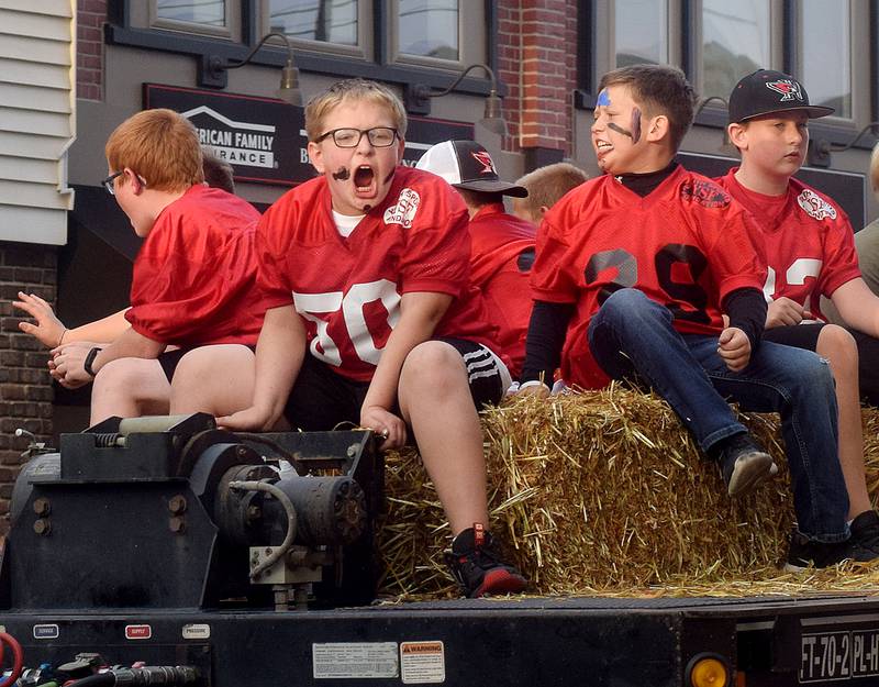 Residents gathered for the Newton Homecoming Parade on Sept. 15 in downtown Newton, which concluded with a community pep rally on the west side of the square.
