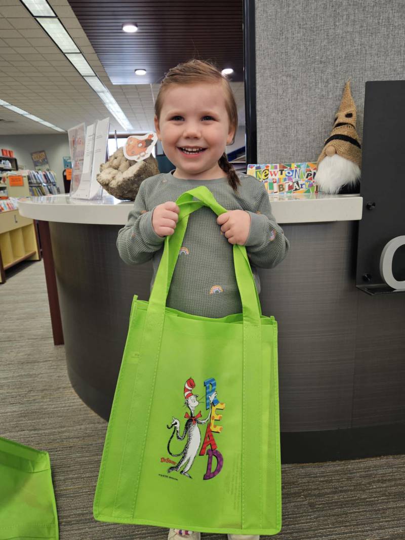Oaklynn enjoys books by Sandra Boynton.