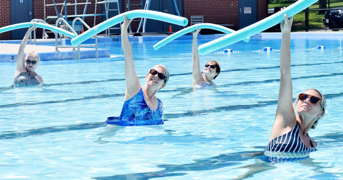 Photos Water Yoga at Maytag Pool Newton Fest 2023 Newton Daily News