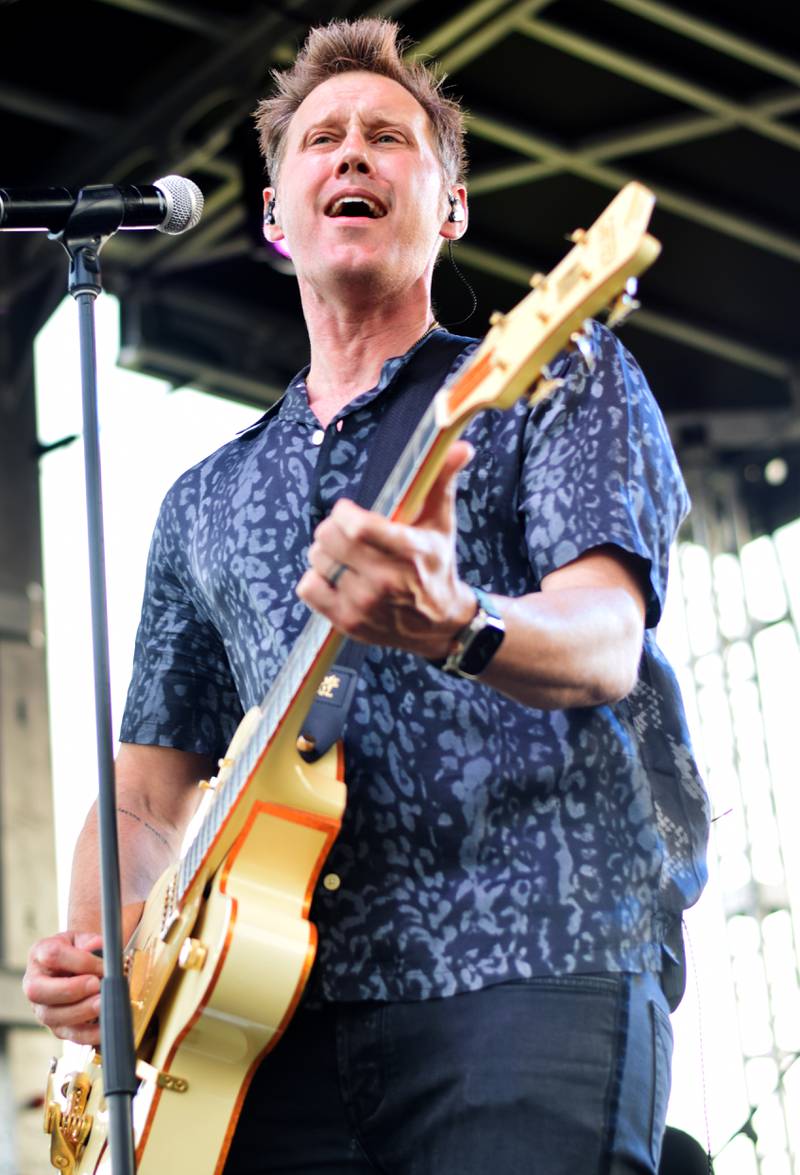 Building 429 performs during the Fierce Faith Music Festival on June 17, 2023, at the green space between DMACC Newton Campus and Legacy Plaza.