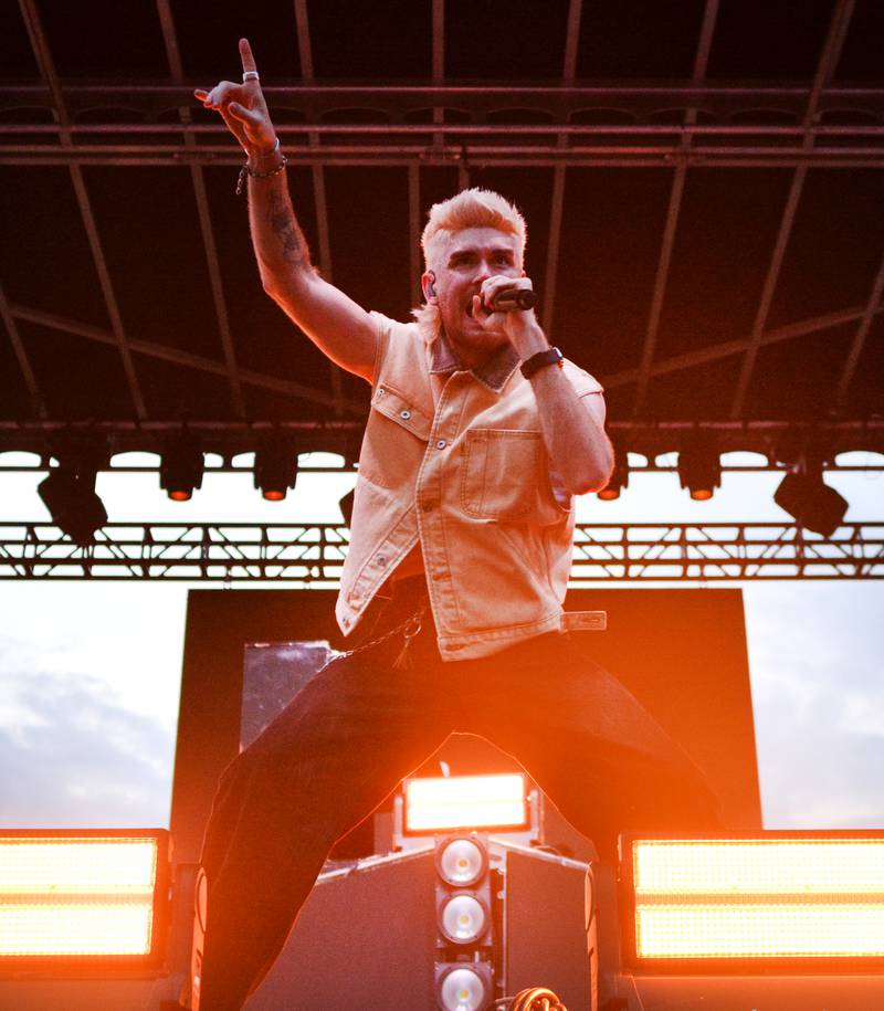 Colton Dixon performs during Fierce Faith Music Fest on June 14 at Community Heights Alliance Church in Newton.