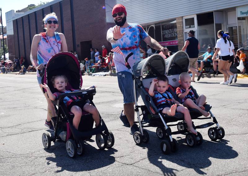 The Newton Chamber of Commerce Fourth of July Parade featured about 100 participants who were greeted by a welcoming community in the downtown district.