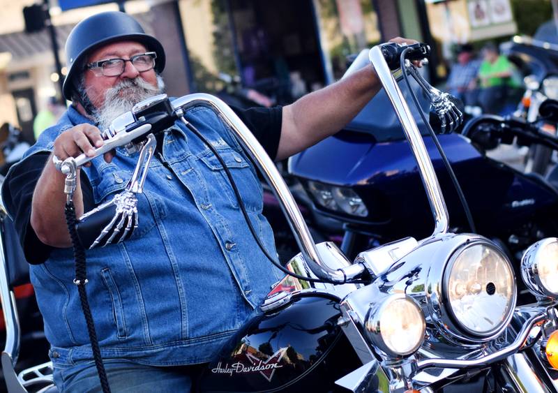 Hundreds upon hundreds of motorcycles flock to the town square for Thunder Nites on June 9 in downtown Newton.