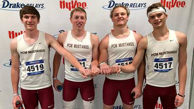 PCM relay teams move up rankings at Drake Relays