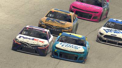 Virtual race a real success for bored NASCAR