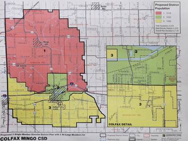 C-M redistricting due to census data change