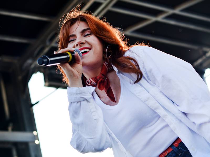 Riley Clemmons performs during Fierce Faith Music Fest on June 14 at Community Heights Alliance Church in Newton.