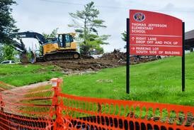 Excessive rain delays parts of Thomas Jefferson Elementary renovation