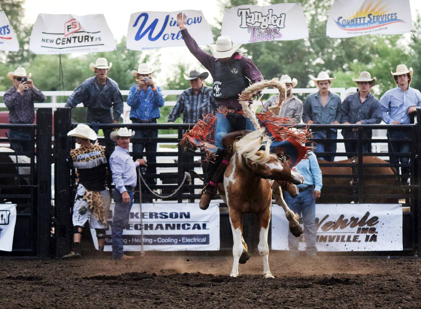 Bucking broncos, barrel racing, bull riding and mutton busting were some of the many attractions at the Jasper County Fair Rodeo and Ty Carlson Memorial Bull Ride on July 15.