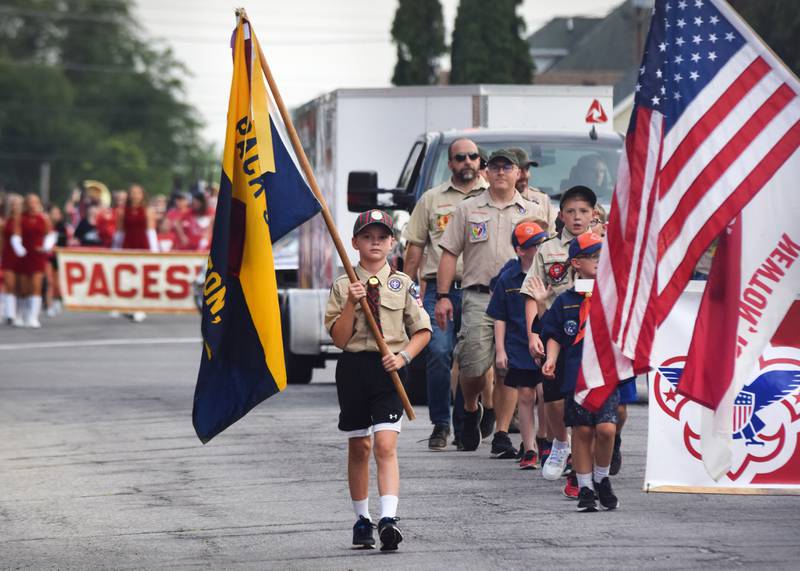 Residents gathered for the Newton Homecoming Parade on Sept. 15 in downtown Newton, which concluded with a community pep rally on the west side of the square.