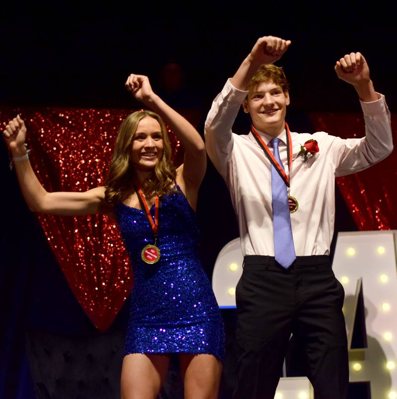 Newton High School held Homecoming coronation on Sept. 19 in the gymnasium. Eight senior boys and eight senior girls were chosen for this year’s Homecoming court, and the king and queen was crowned during the ceremony.