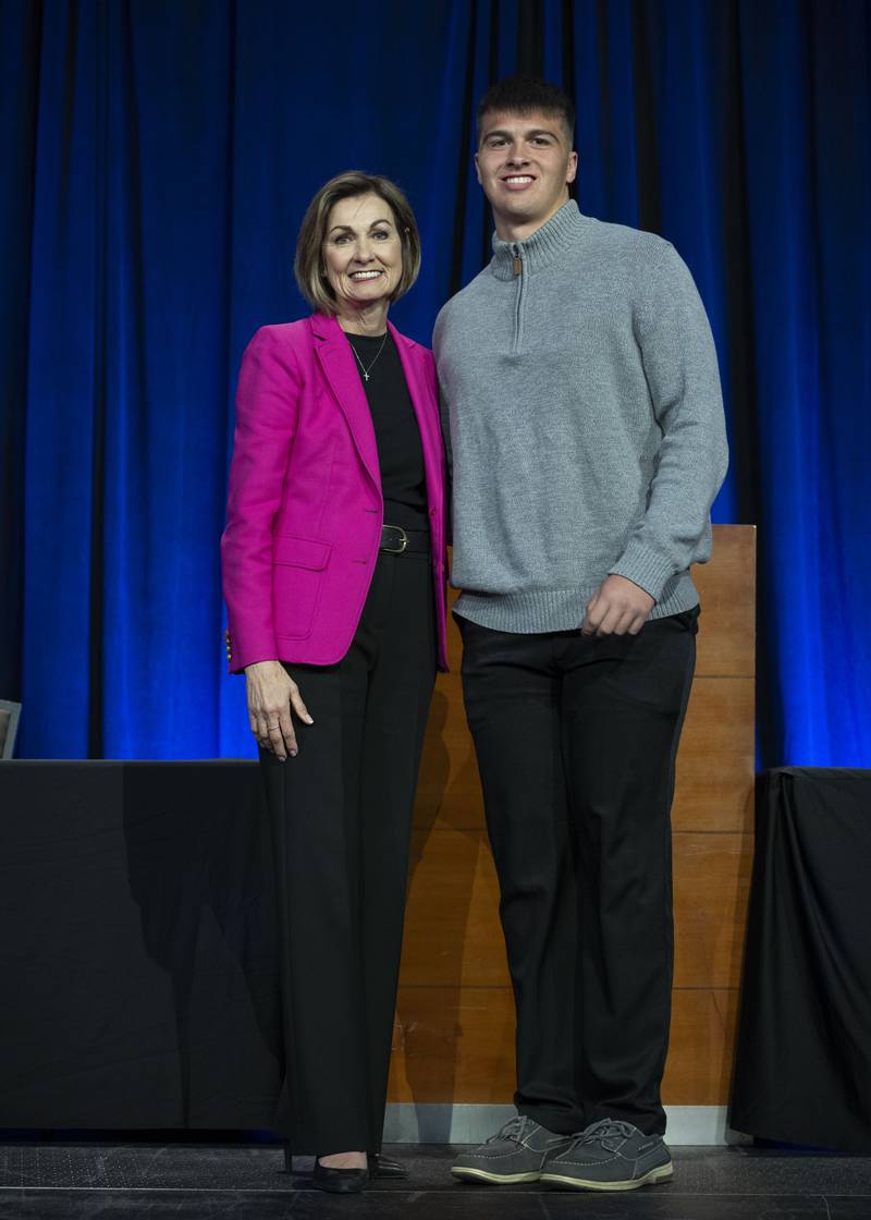 Harlan Shannon, student at PCM Community School District, was recognized by Gov. Kim Reynolds for outstanding academic achievement at the 23rd Annual Governor’s Scholar Recognition Ceremony April 27.