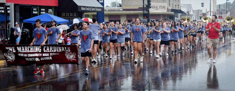 Heavy downpours couldn’t stop the Fourth of July Parade presented by the Greater Newton Area Chamber of Commerce and Newton Main Street on July 4 in downtown Newton.