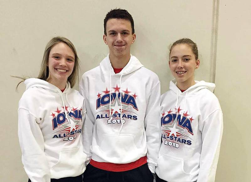 Ray, Nedder on Team Iowa AllStar swim team Newton Daily News