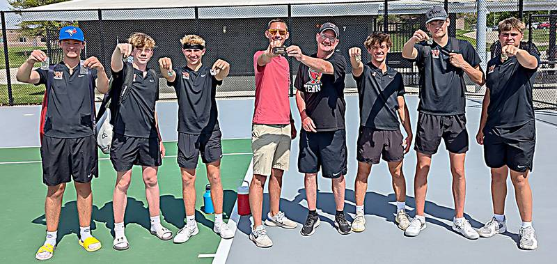 Newton tennis team