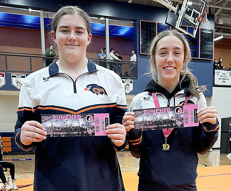 Emma Cook and Lily Webster