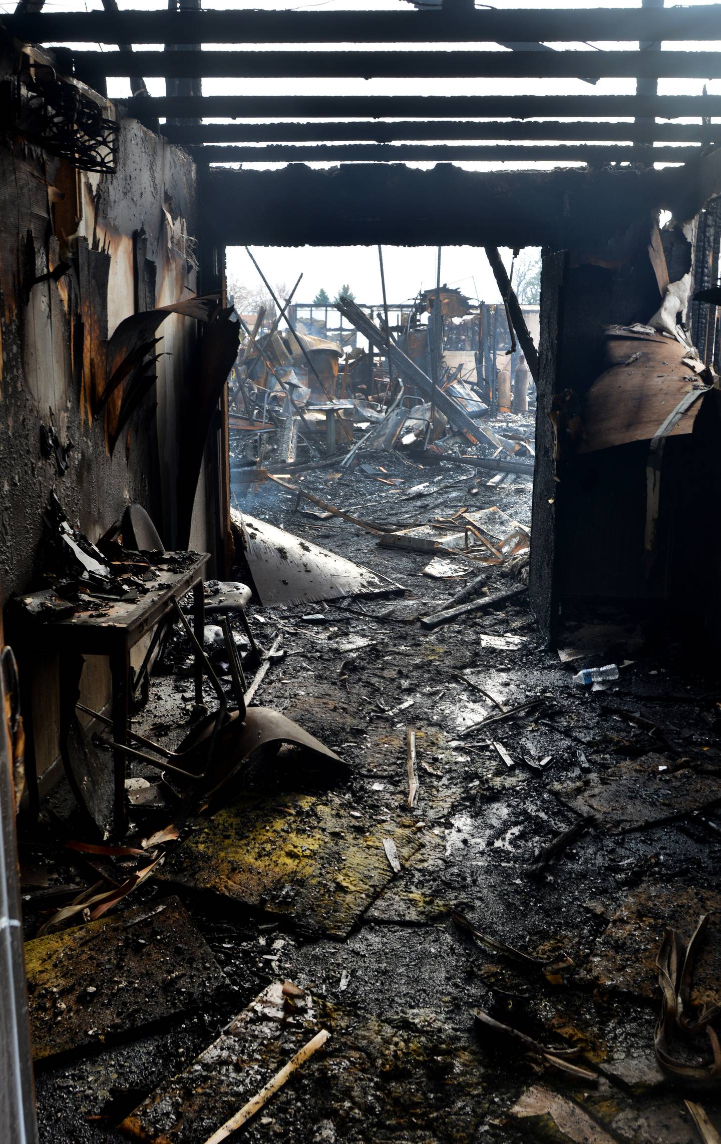 The local Moose Lodge caught fire around 9:30 a.m. Sunday in Newton, destroying the building. No injuries were reported.