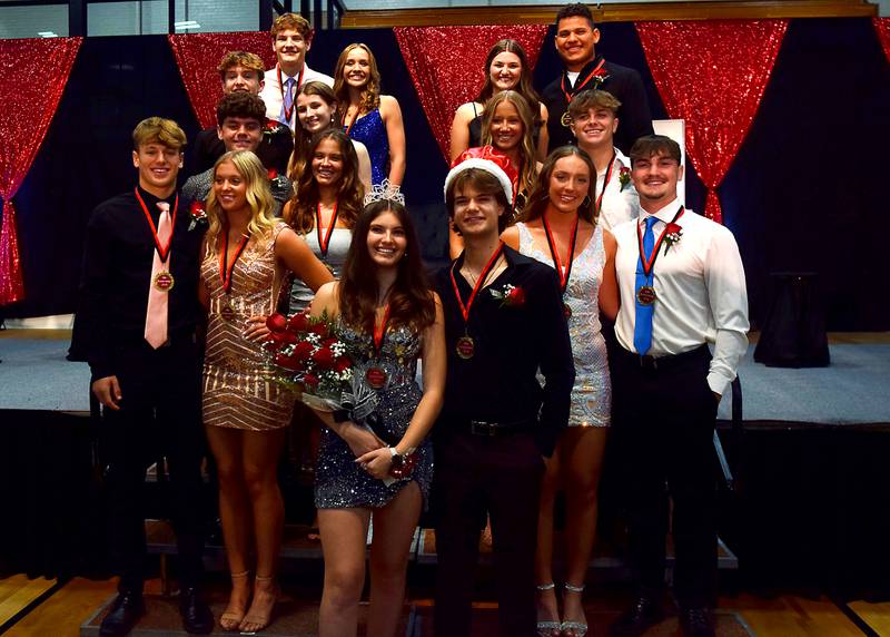 Zane Munger and MeLayna Budinich were crowned the 2024 Newton Homecoming King and Queen during a coronation ceremony on Sept. 19 in the high school gymnasium.